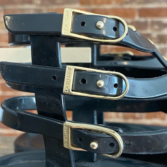 JIMMY CHOO “Margot” Jelly Sandals - Picture 9 of 9